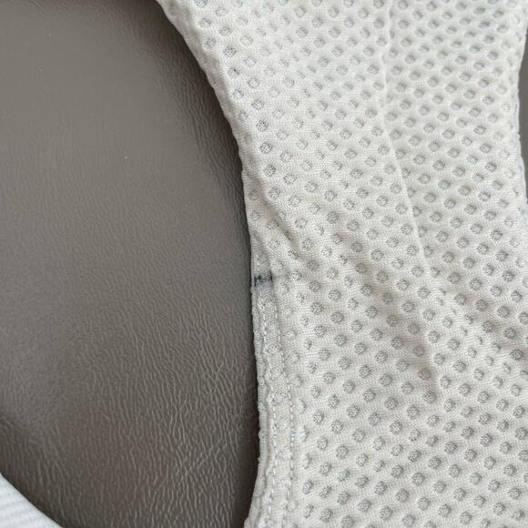 Outdoor Voices Doing Things White Cloud Polka Dot Sports Bra Sporty Athletic XS - Picture 11 of 11